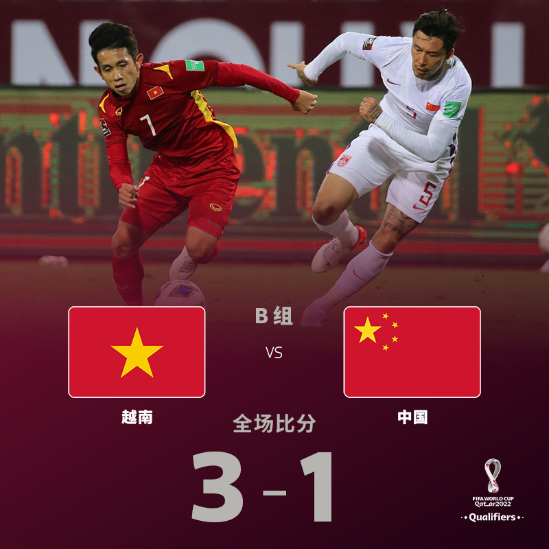 fifa世界杯国足(FIFA官方宣布国足告别卡塔尔！队长赛后道歉：对不起球迷们)