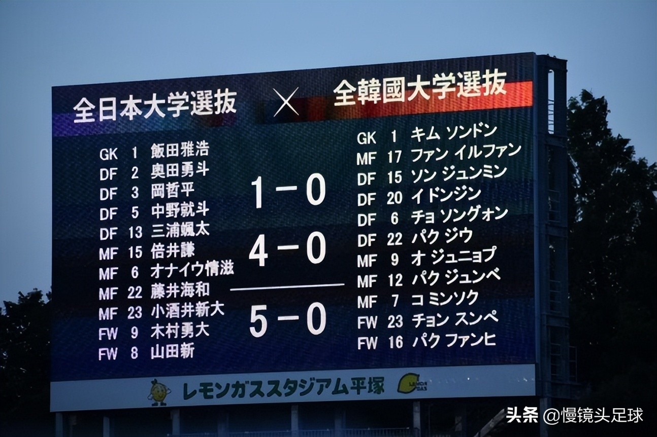 亚洲杯巅峰对决日本vs韩国(0-5！韩国惨败，亚洲第3被日本吊打，创3大耻辱纪录，仍比国足强)