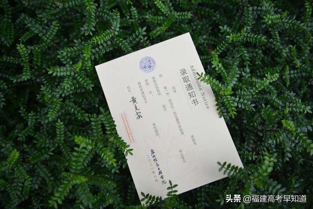 过年沾喜气，最新版福建39所本科大学录取通知书汇总