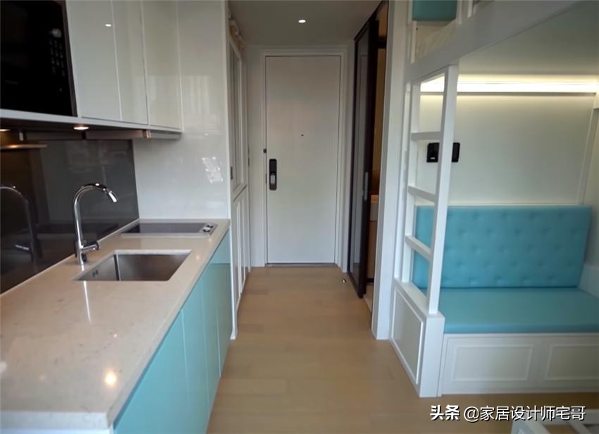 90后香港女孩不到9㎡的蜗居，塞下了所有的功能区，网友：太逼仄