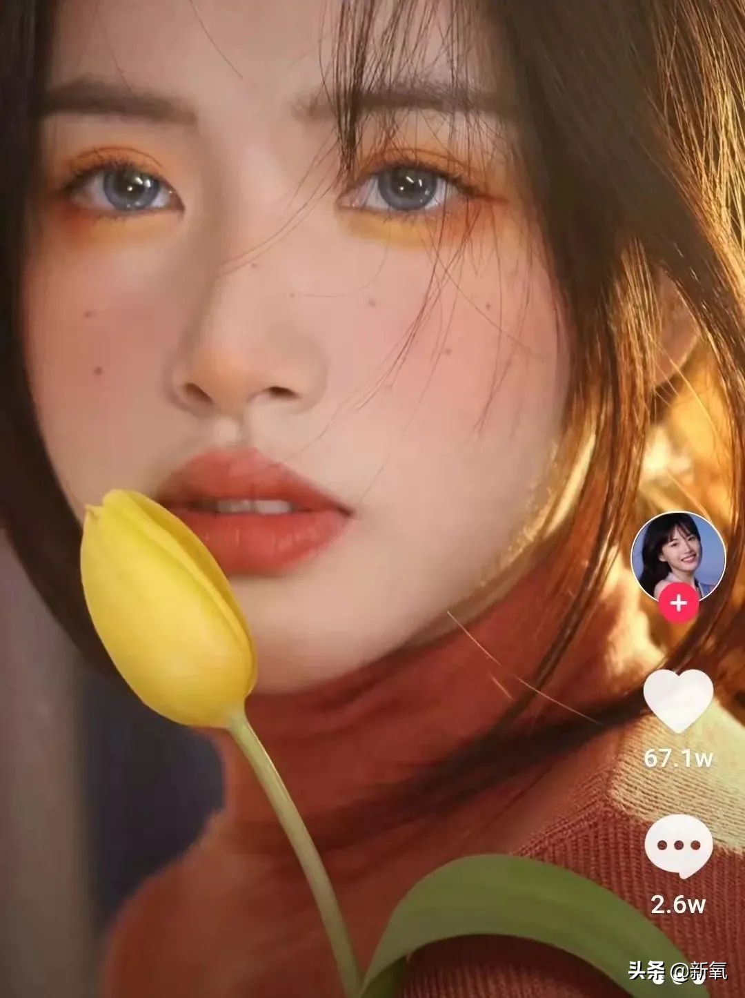 网红圈也出了个淡颜系美女！旧天台随便一拍她就火了？