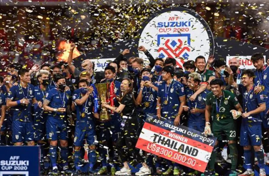 泰国男足6:2战胜印尼(六夺东南亚足球锦标赛冠军)