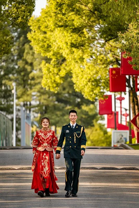 各军种的婚纱照,网友看呆了!