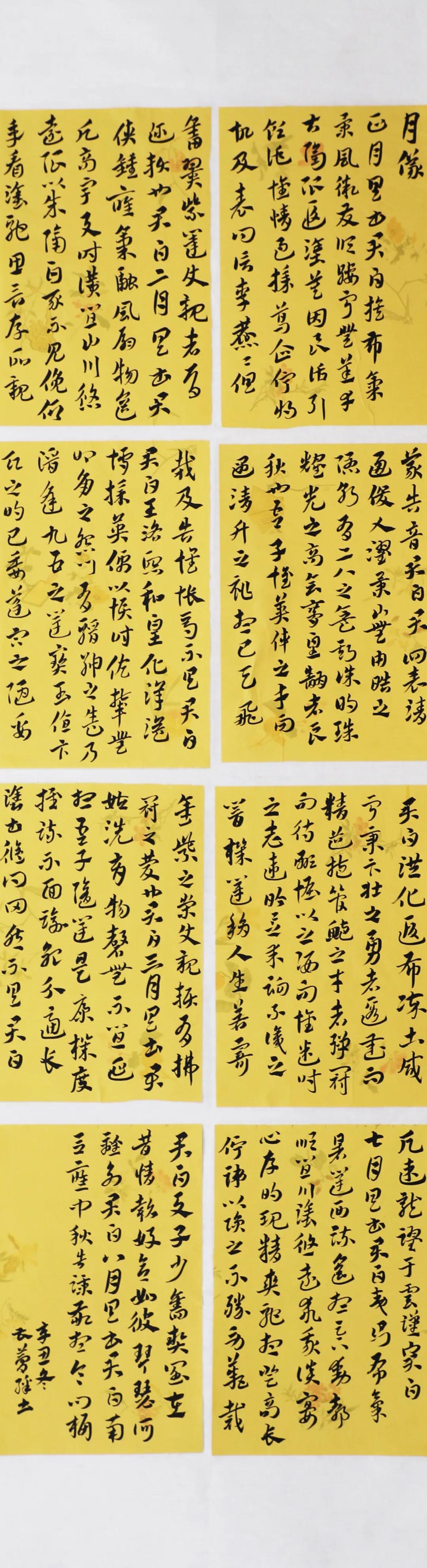 郑州大学书法学院2020级4班章草临摹结课展