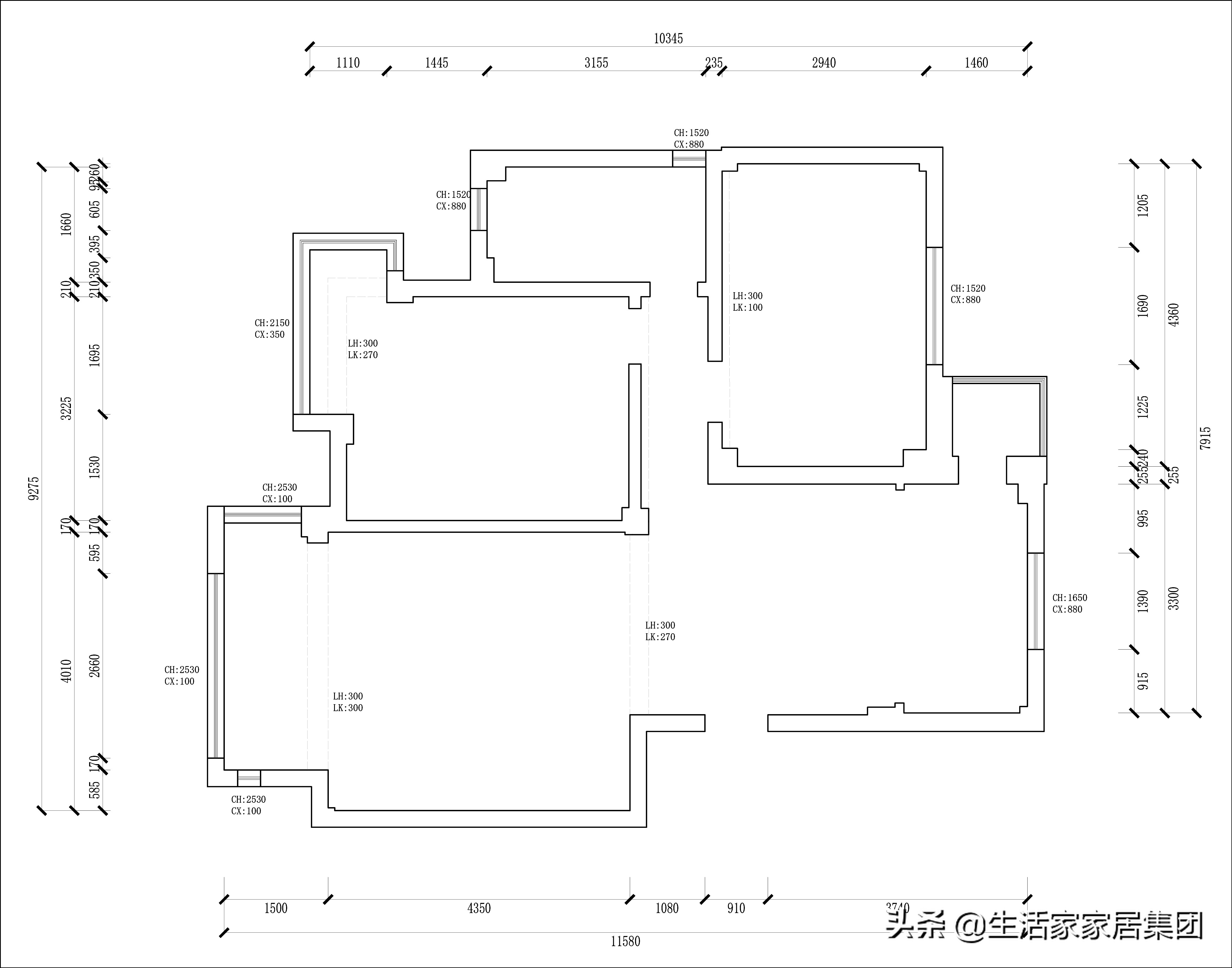 圆弧吊顶装修实景案例，打造优雅空间新体验