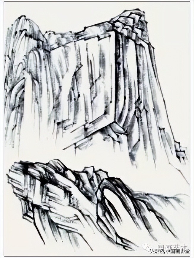 怎样画山石（提高篇）