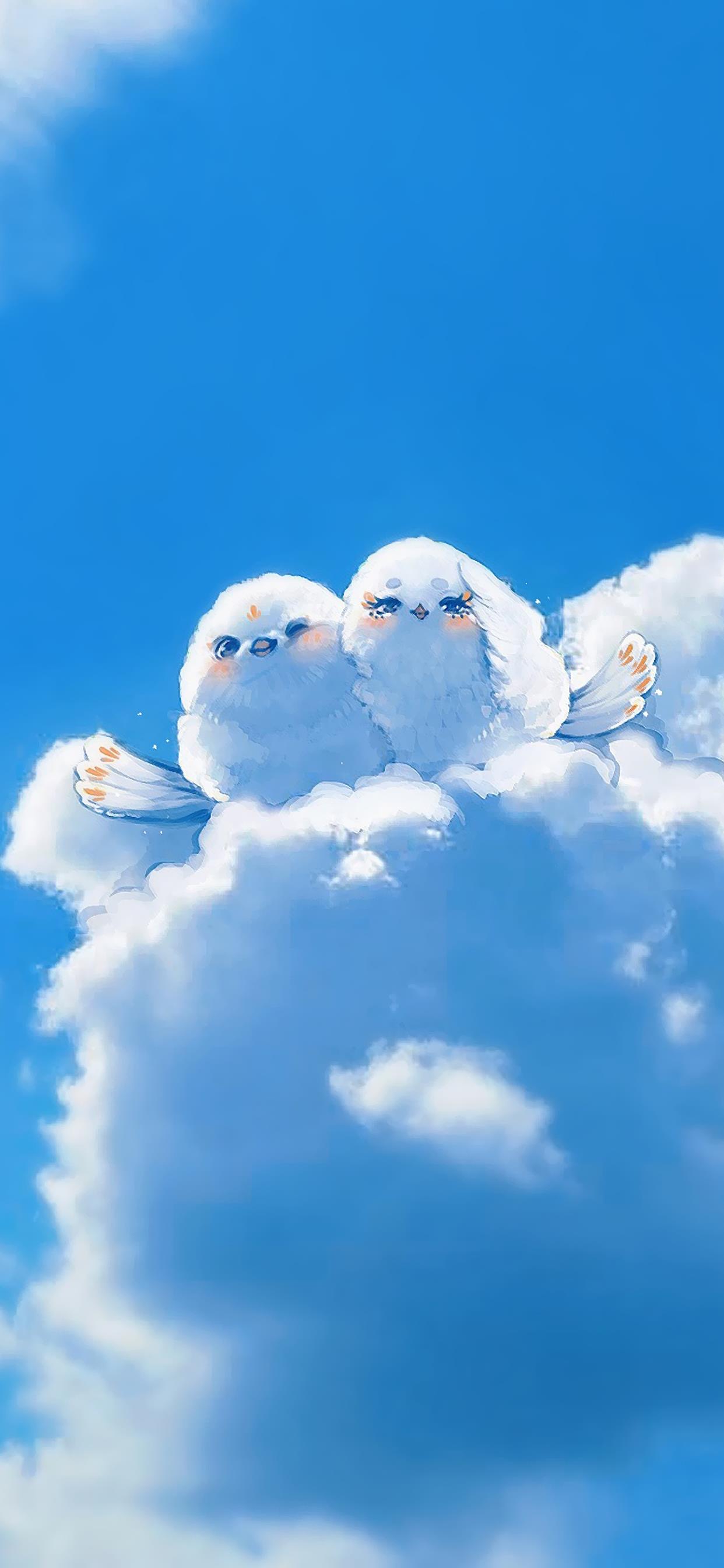 唯美治愈系壁纸,创意云朵脑洞壁纸