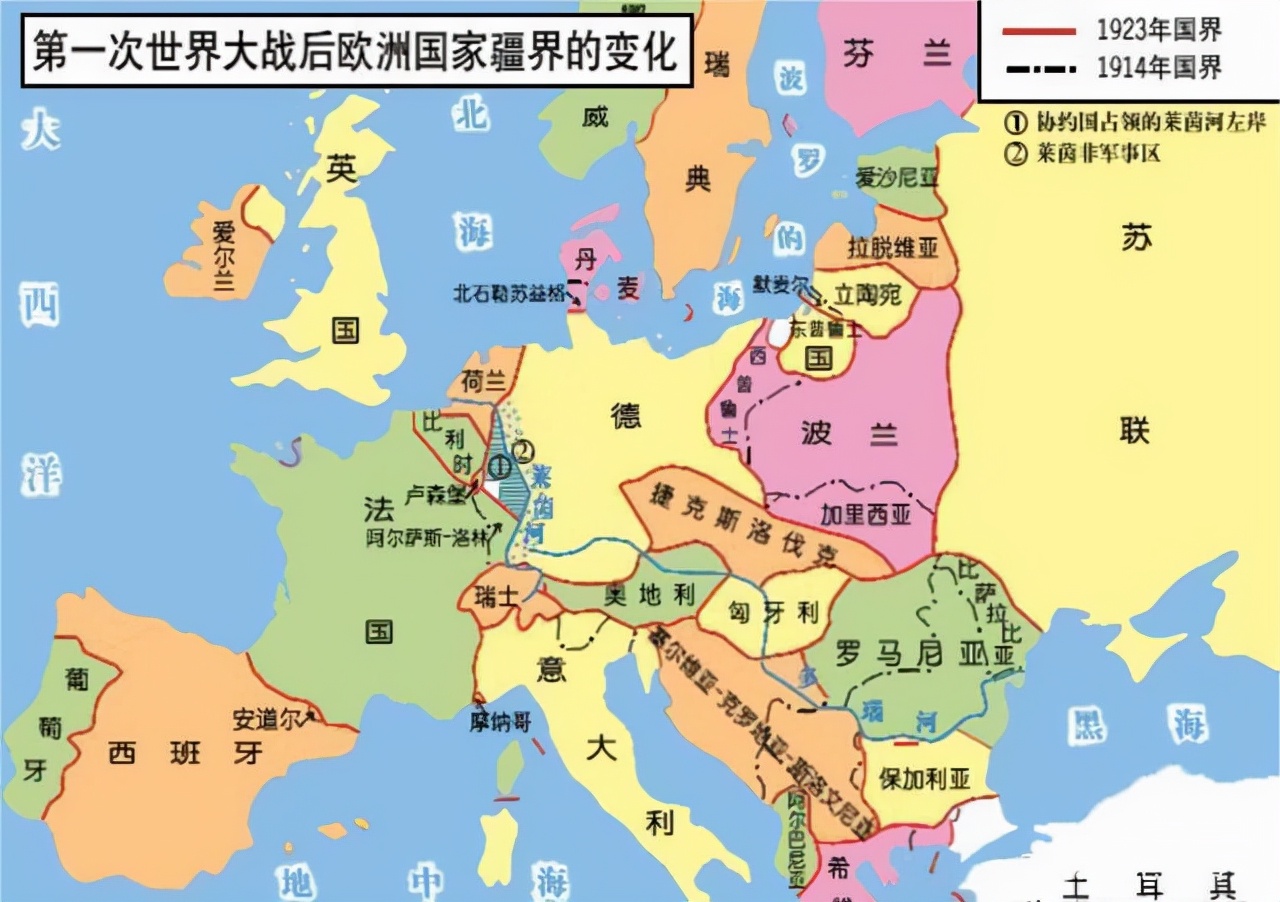 发生在欧洲大陆的这场战争,将欧洲打得遍体鳞伤,在英法意等战胜国的