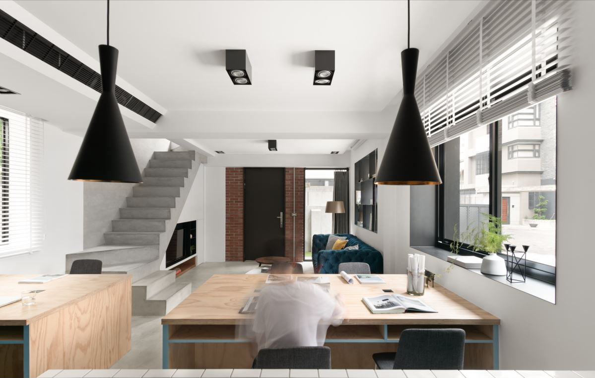 改造60年老屋，182平米开放设计，工作、居住都方便