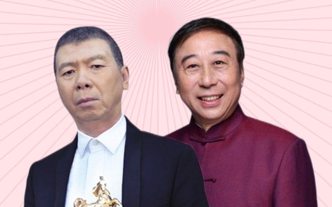著名导演冯小刚,知名喜剧演员冯巩.