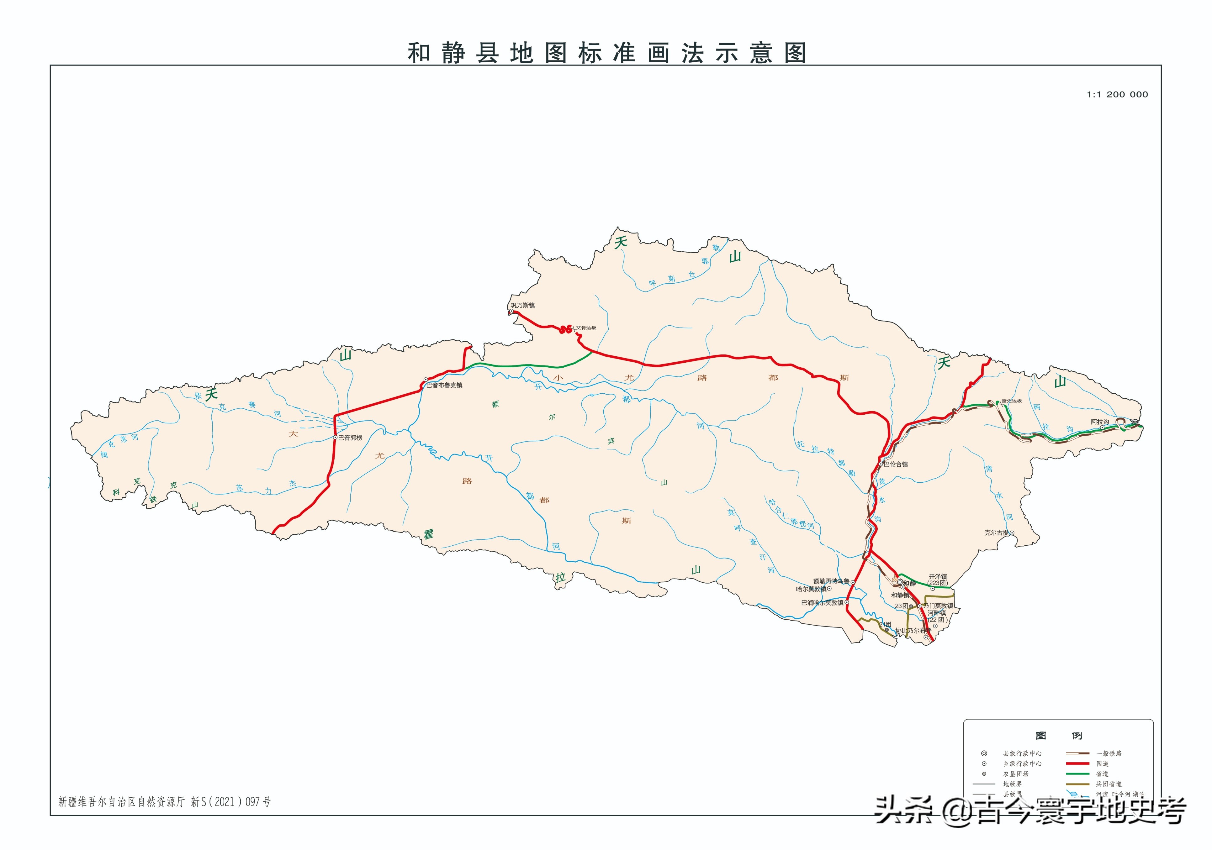 新疆维吾尔自治区各地市州、县地图