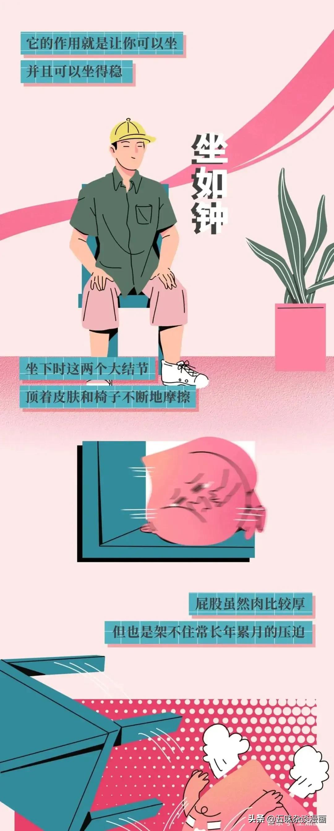 女生屁股后面的“黑印子”，到底是咋来的？漫画解惑，看完懂了