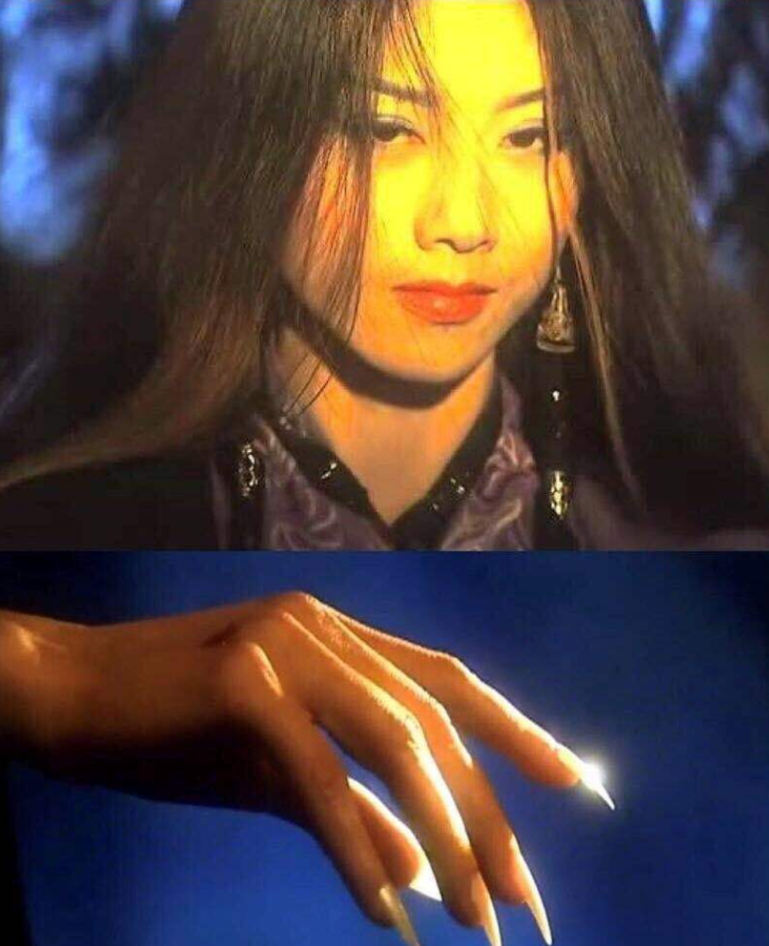 也因为这个原因,杨丽萍版的梅超风形象也成为了几个版本中"最唯美"的