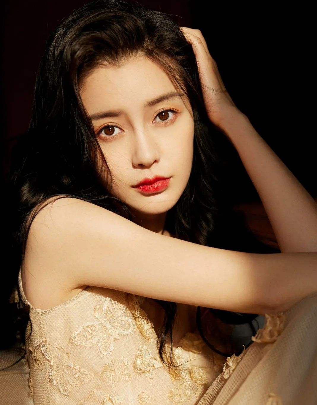 混血儿杨颖，宛如人间天使