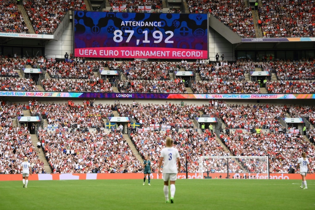 “狂热”女足欧洲杯，让足球世界看到另一半市场