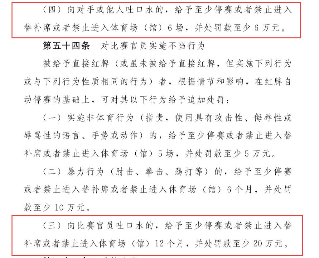 裁判被吐口水(中超联赛再闹笑话！裁判被外援当面吐口水视若无睹，或被停赛1年)