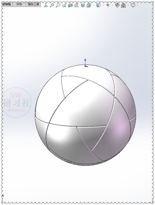 足球世界杯简易画法图片大全(用SolidWorks画一颗卡塔尔世界杯专用足)