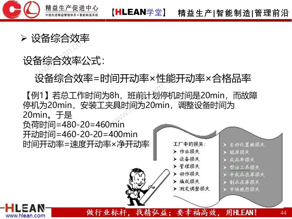 「精益学堂」TPM设备管理知识（下篇）