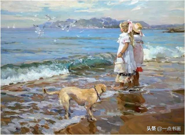 俄罗斯 克罗托夫油画中的女郎，真是风情万种