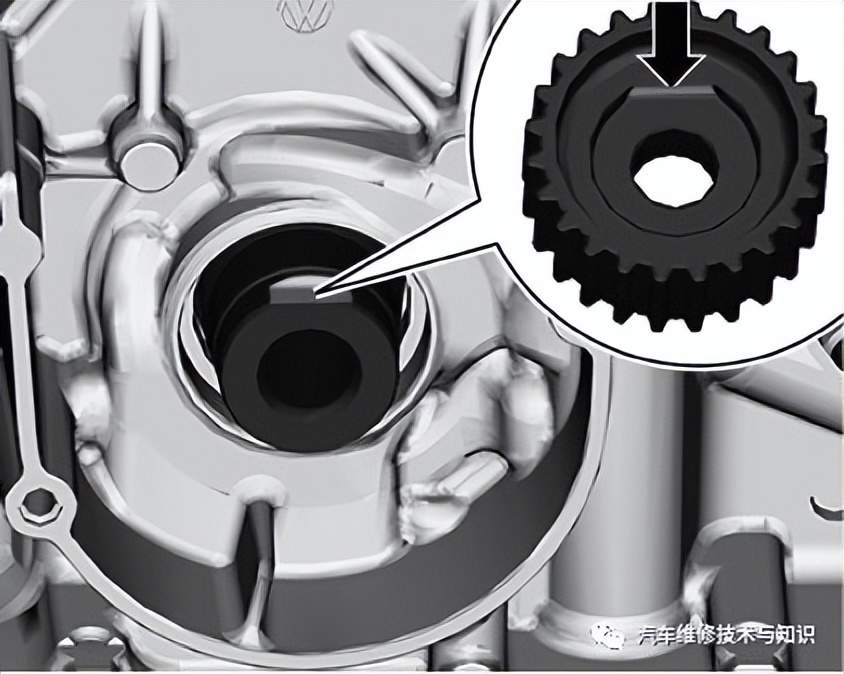 大众1.6L EA211发动机正时带的更换步骤