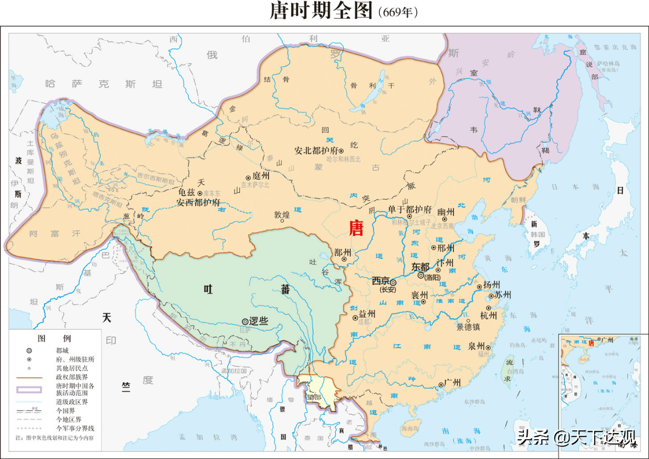 唐朝（618—907）|大一统中原王朝，共历21帝，享国290年