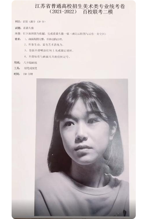 江苏美术联考“66分试卷”走红，敷衍痕迹明显，画成什么样都有