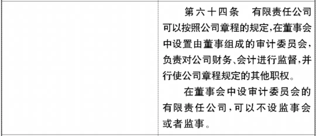 《公司法》修订草案重大变化之董事和监事篇