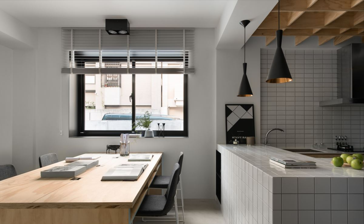 改造60年老屋，182平米开放设计，工作、居住都方便