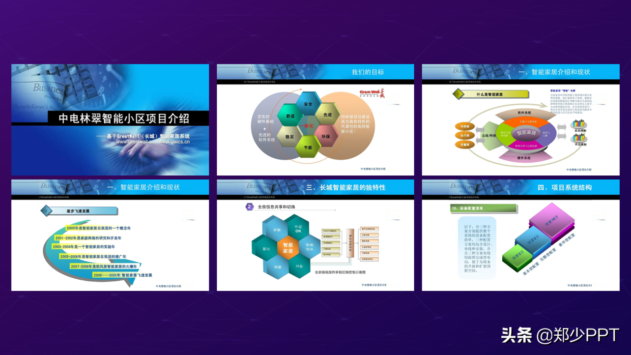 帮粉丝修改一份智慧小区PPT，操作简单，看完你也会