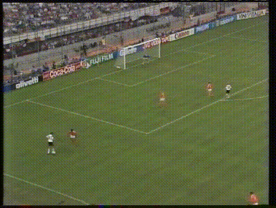 90年世界杯德國對荷蘭全過程（世界杯小歷史，1990年世界杯1／8決賽篇，三劍客的世界杯絕唱）