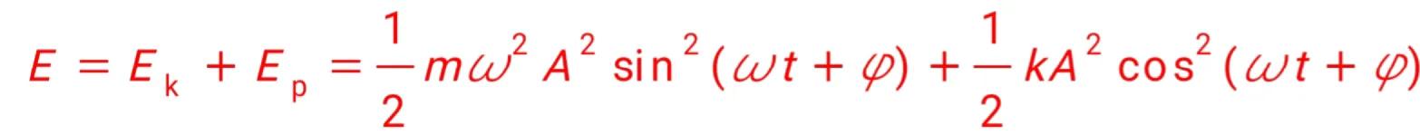 简谐振动的位移、速度、加速度及能量