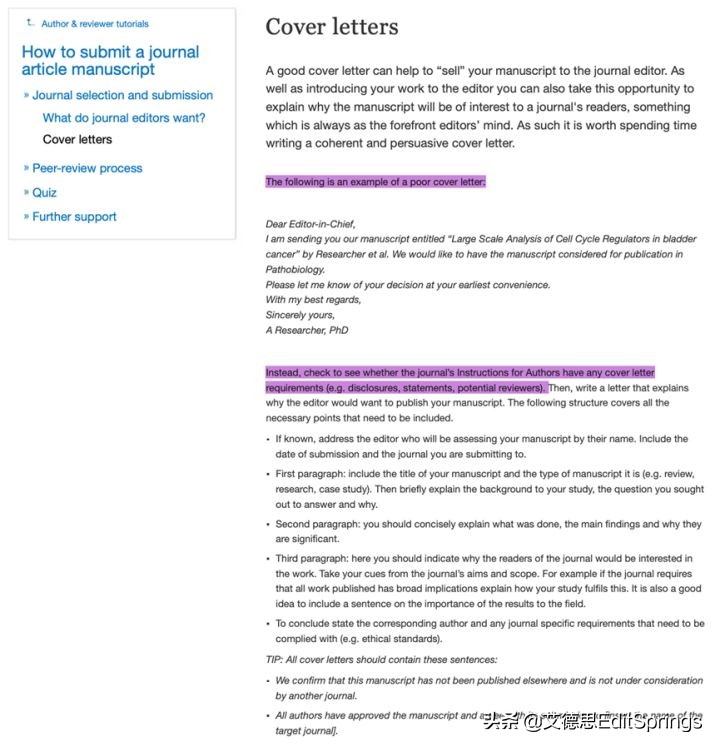 SCI 投稿加分必备：投稿信Cover Letter的标准写法！（附模板）