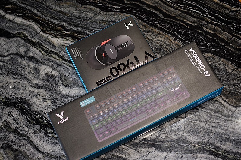 高性能 高颜值 雷柏V500RPO-87+ vt960