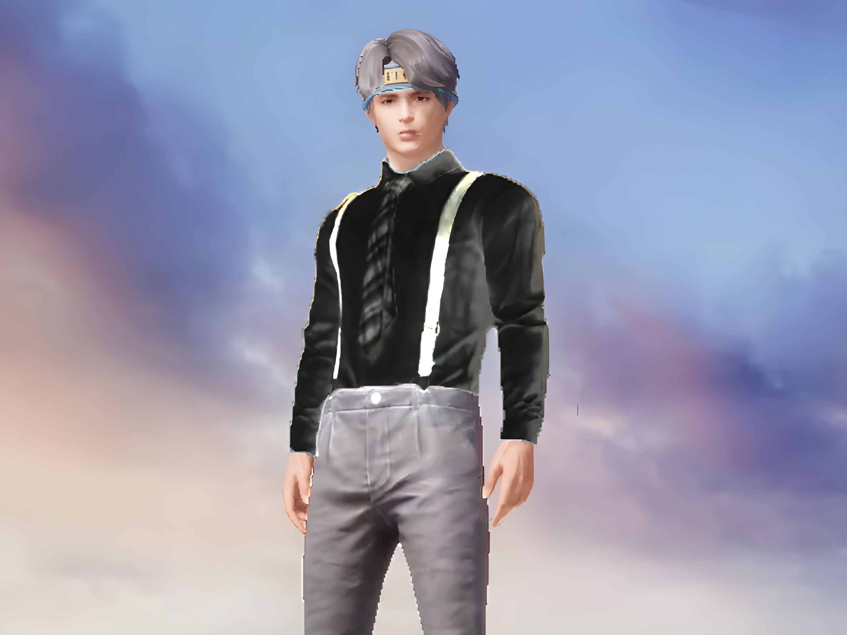 篮球裤穿法("吃鸡"教你在游戏中穿背带裤打篮球,附坤坤捏脸码,建议