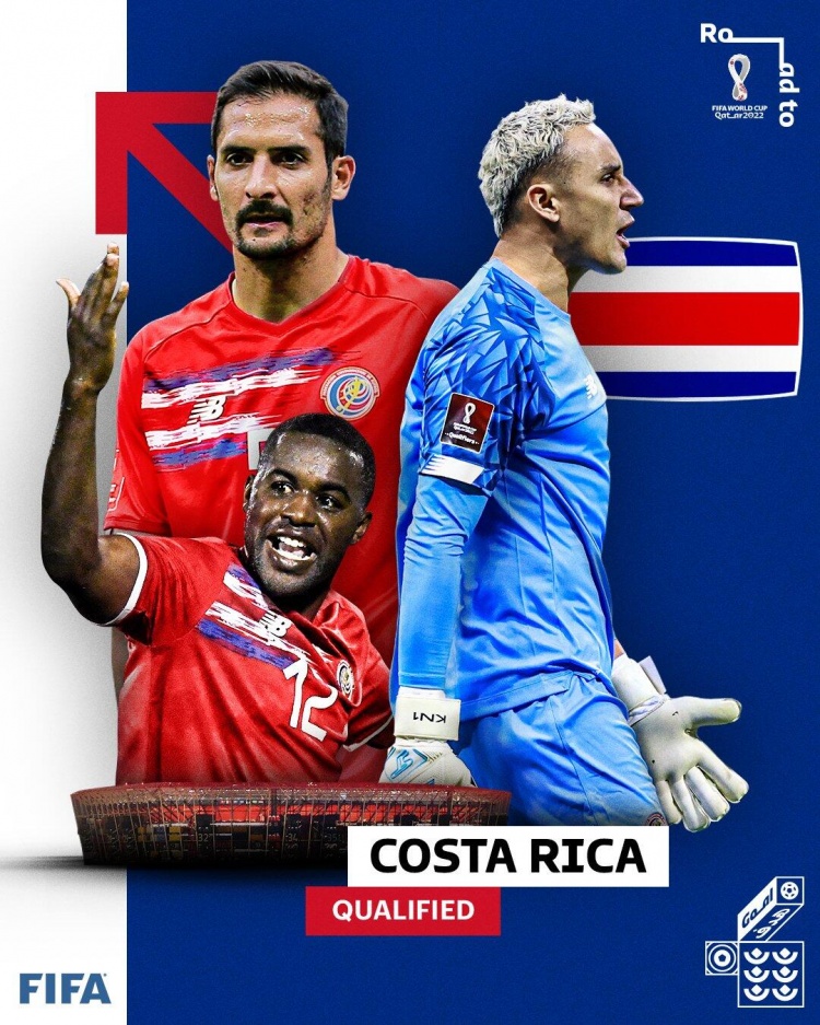 哥斯达黎加足球队进军世界杯(世界杯32队全部出炉！哥斯达黎加1-0新西兰，拿到最后一张门票)