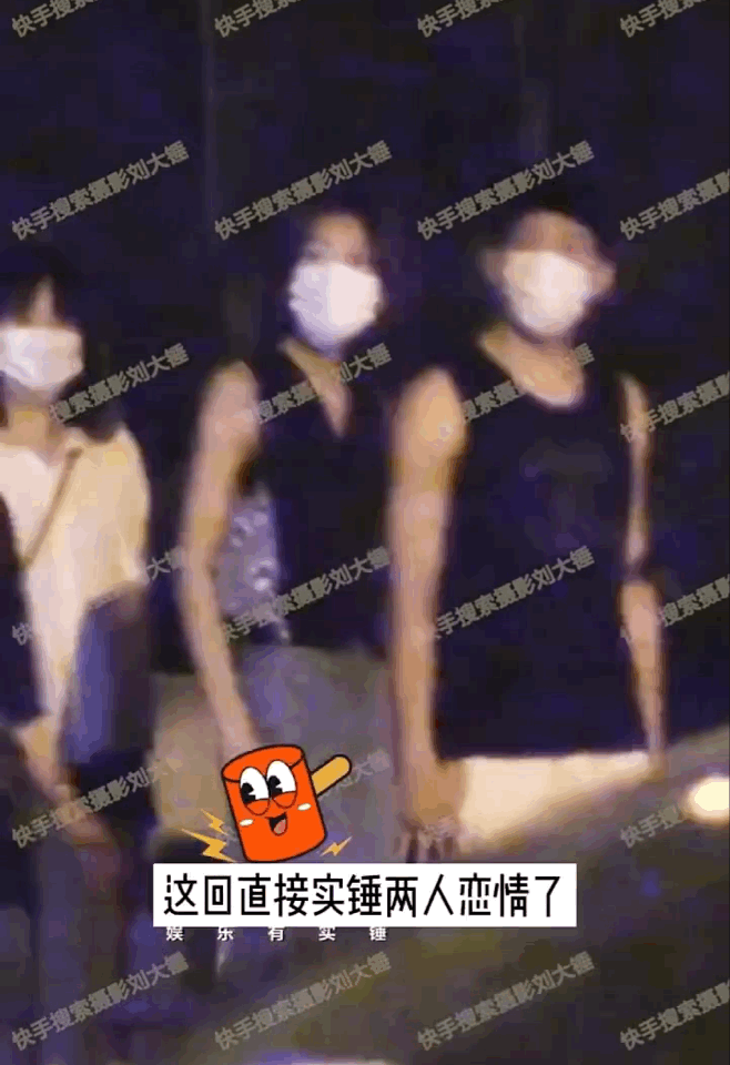 刘雯曾发过与井柏然双人广告牌合照