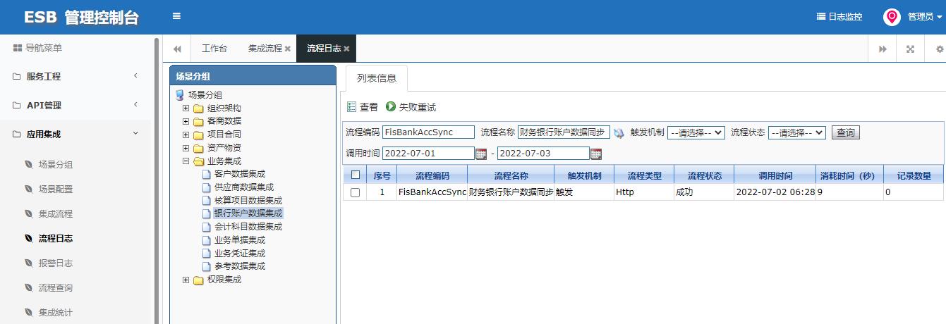 ESB+MDM预置样例演示流程