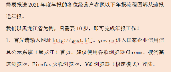 工商年报,工商年报时间