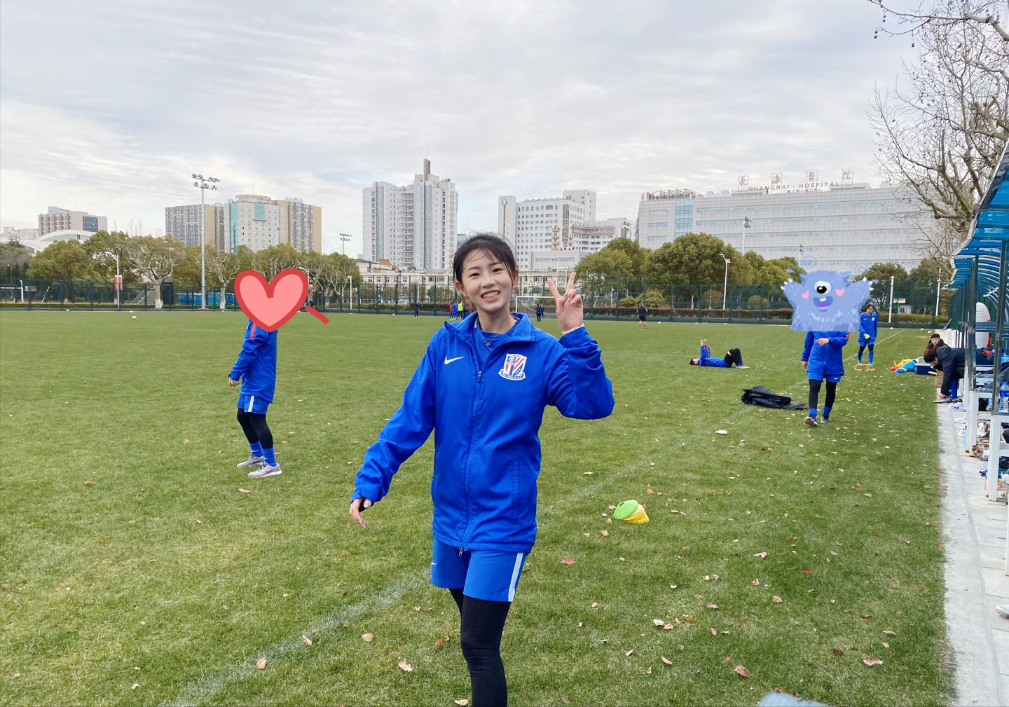 女足小花陶祝丹(中国女足五大颜值代表，赵丽娜第一，熊熙、汪琳琳入选)