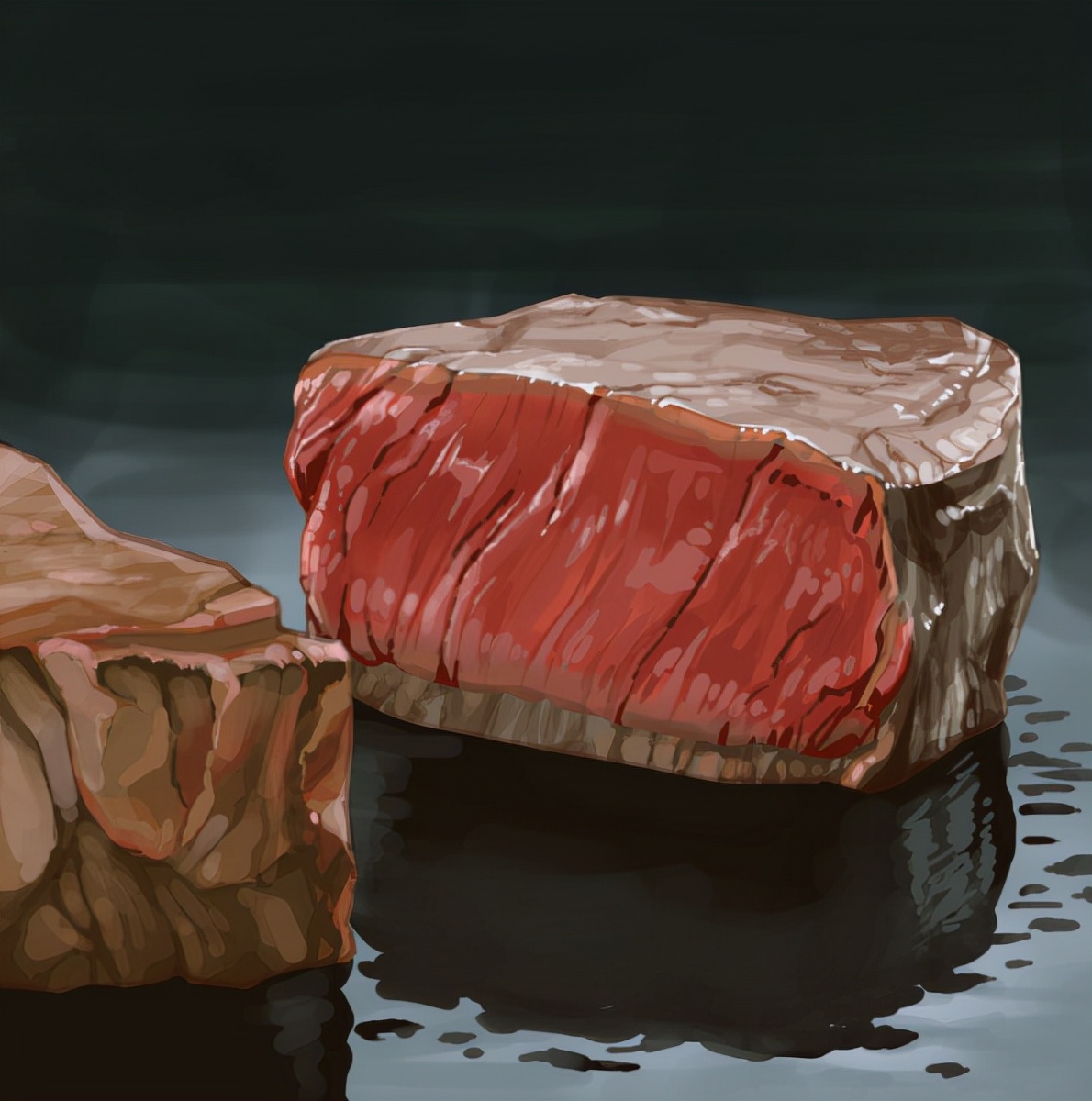 肉怎么画(如何画出美味的肉)