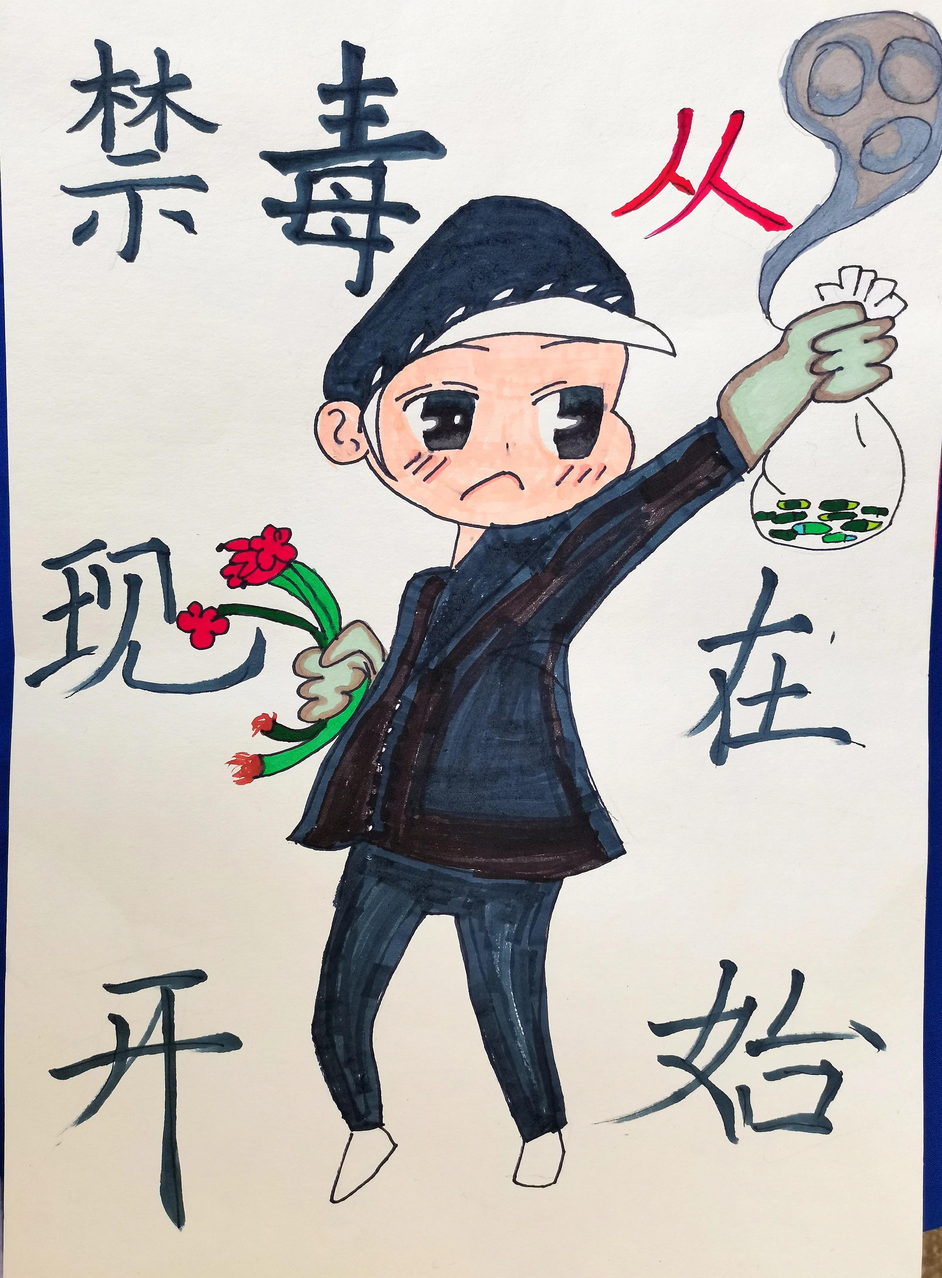 五边形绘制方法详解——景泰六中五年级美术作品展示