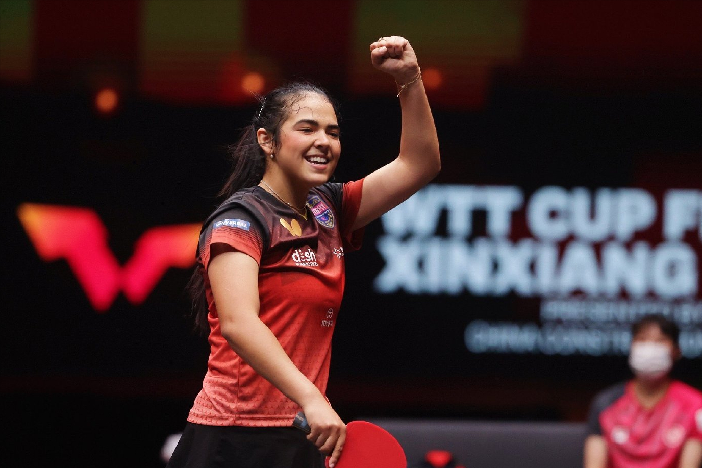 波多黎各乒乓球女选手迪亚兹,越来越被中国球迷所熟悉并喜爱了.