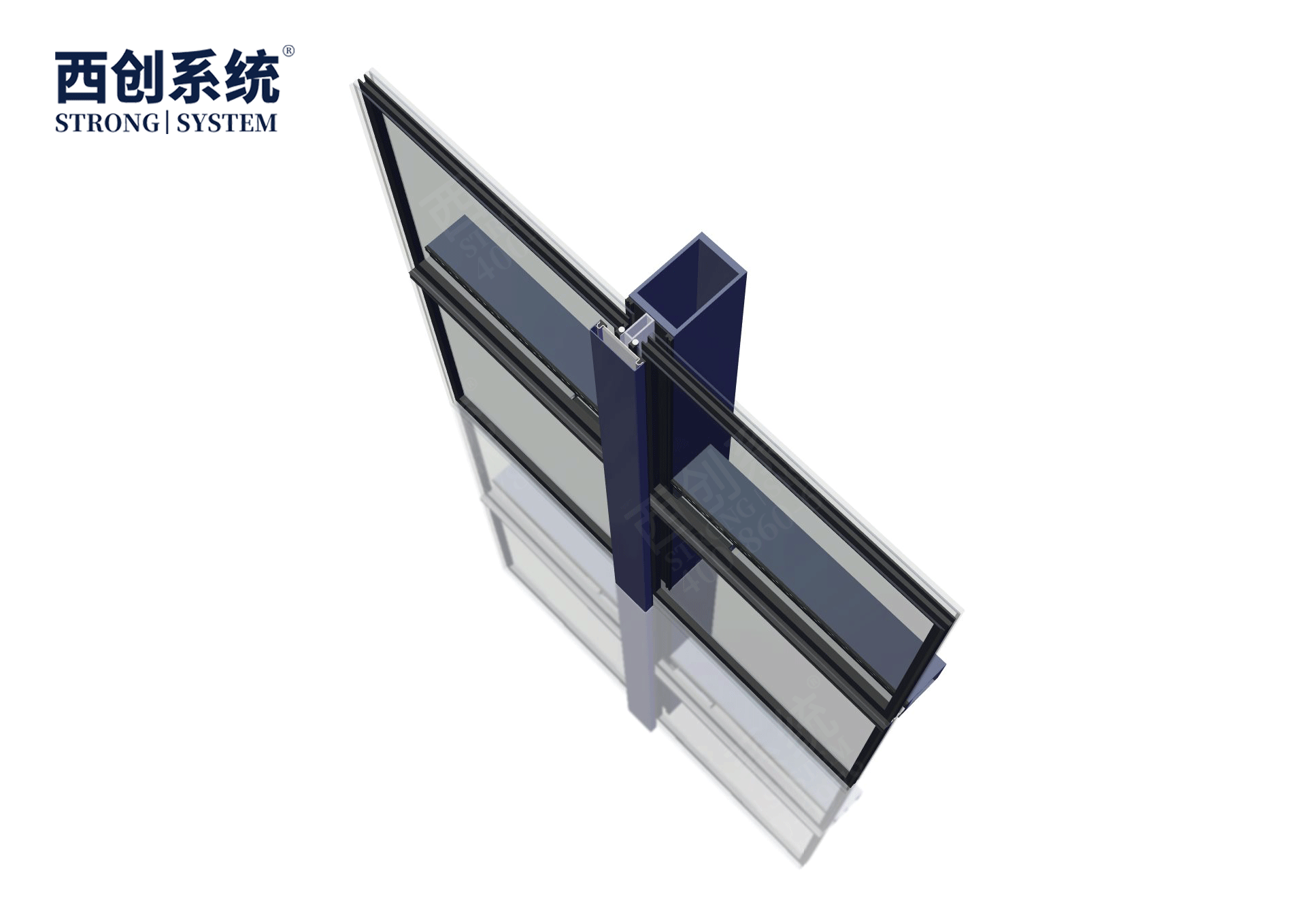 西創(chuàng)系統(tǒng)防火、防爆門窗冷彎精制鋼玻璃幕墻有效保障生命財產(chǎn)安全！(圖12)