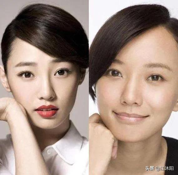 白百何与王珞丹对比照