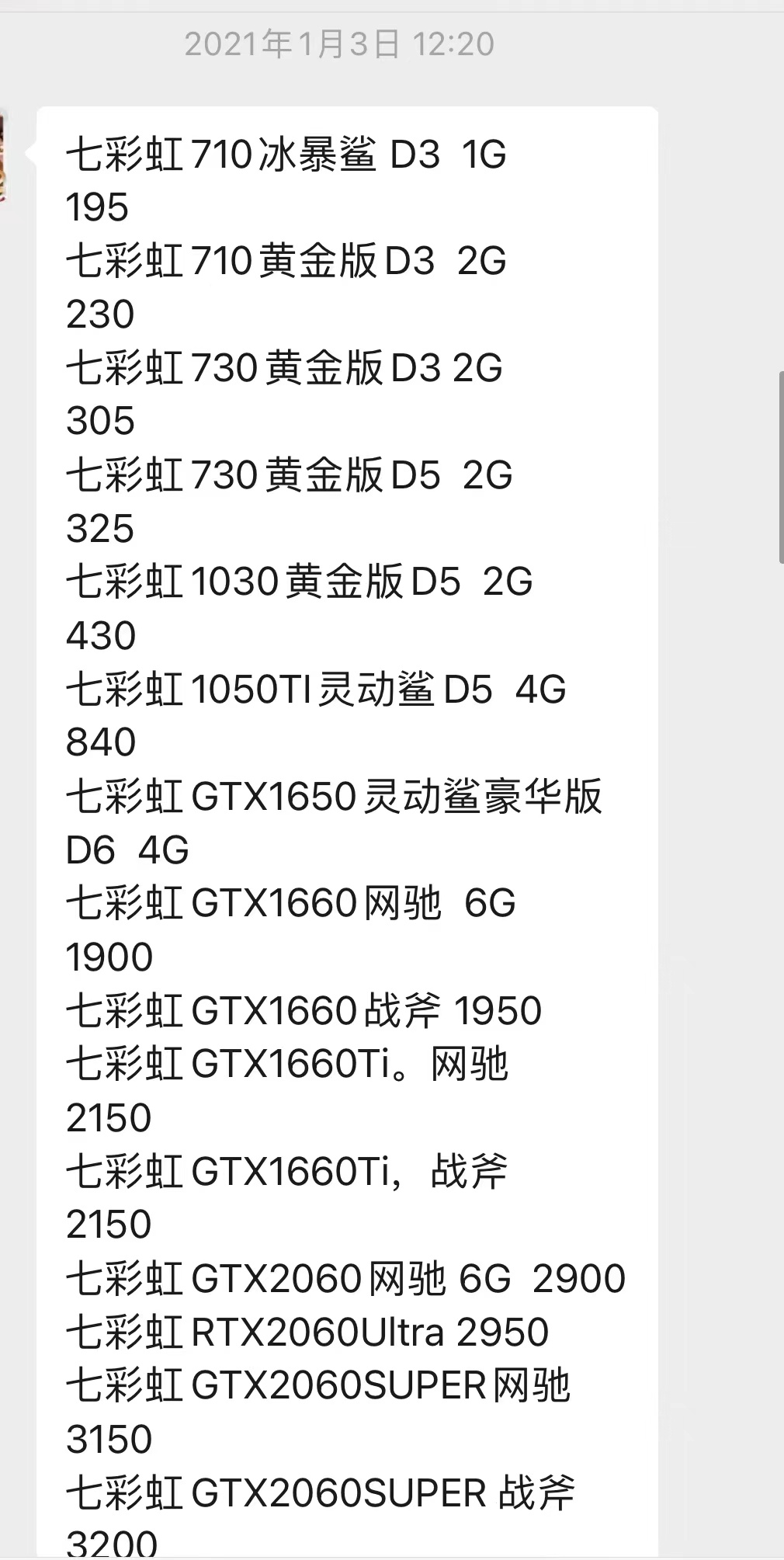 回顾2021年，1到12月显卡报价，这价格波动，太离谱了