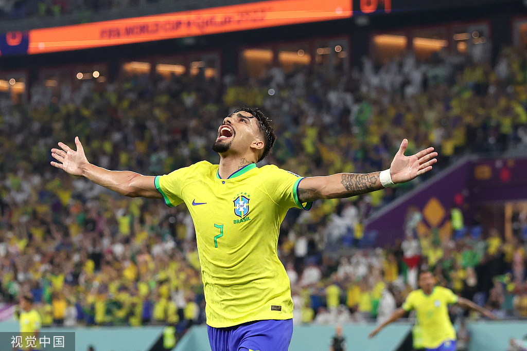 巴西世界杯1080p合集（世界杯｜维尼修斯传射内马尔罚点 巴西4-1韩国）