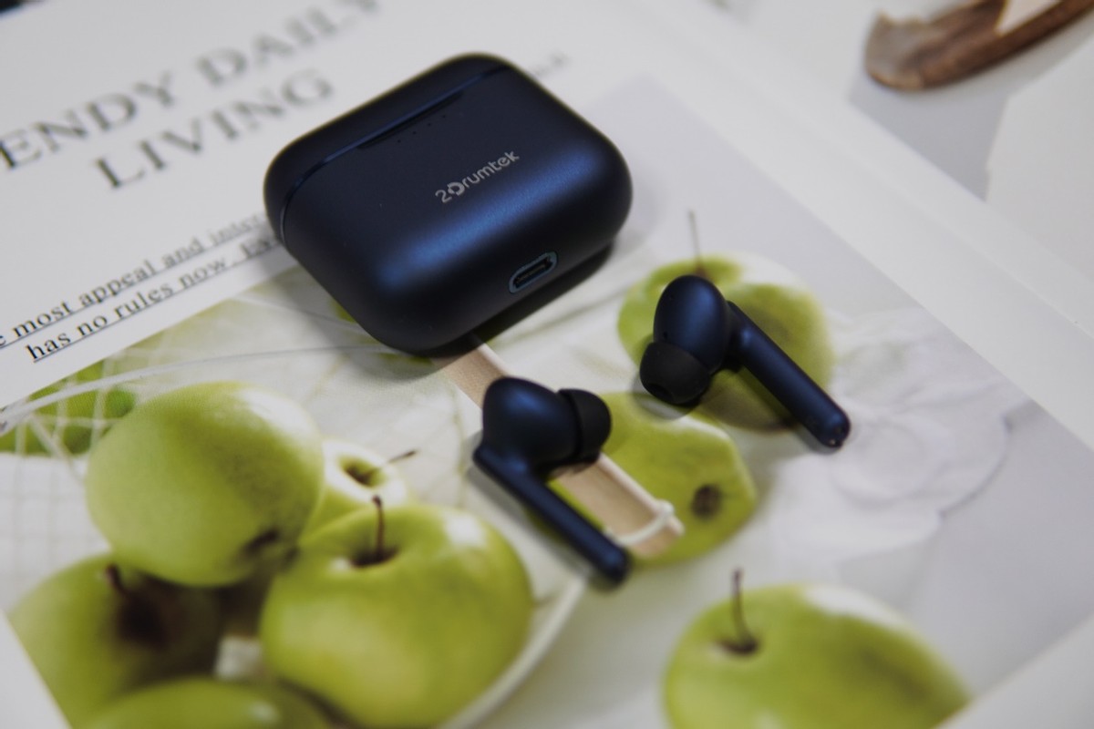 国潮耳机新高度，双飞燕2drumtek二皮真无线降噪蓝牙耳机