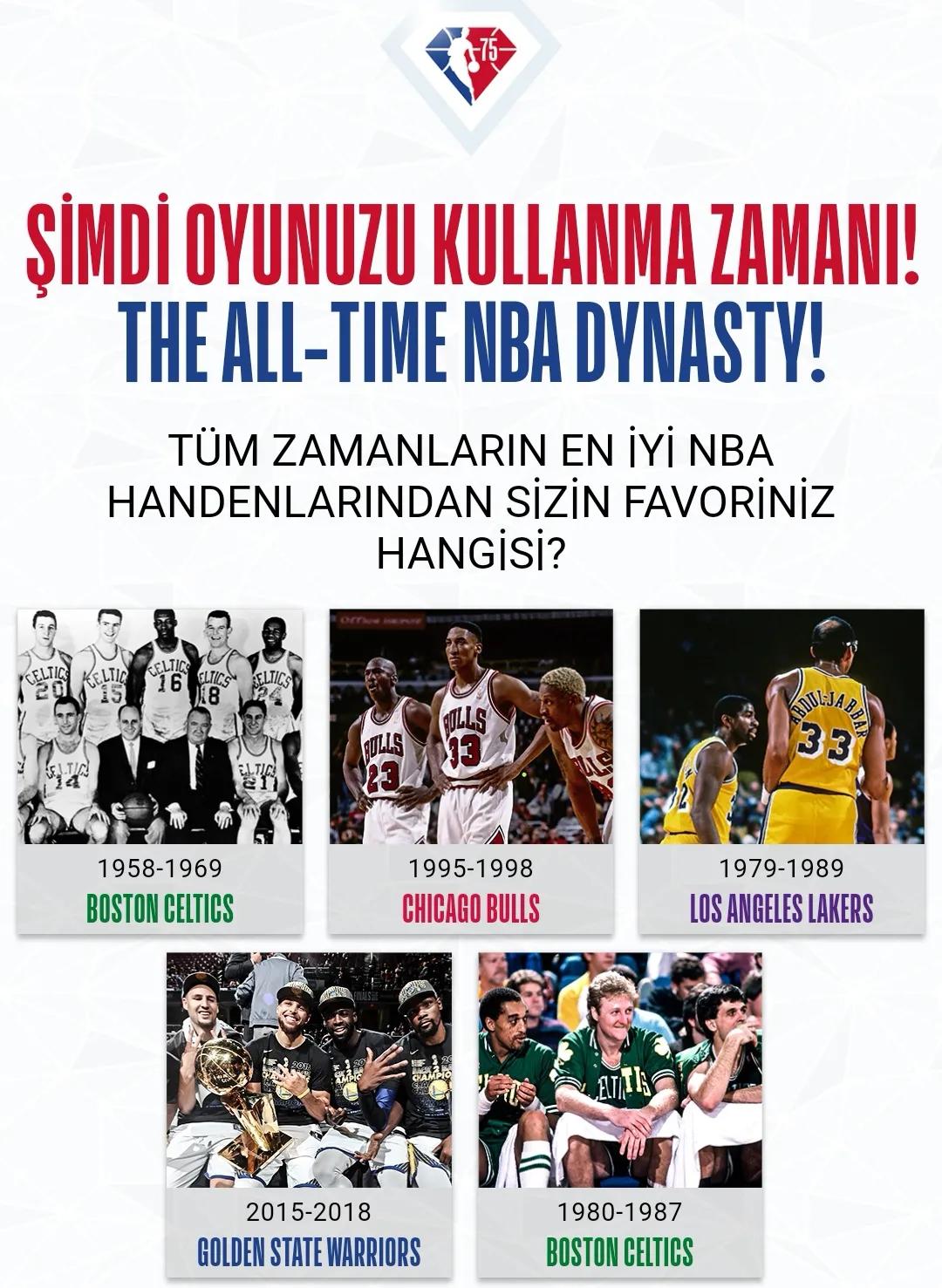 nba有哪些球隊擁有過王朝（美媒評選NBA歷史上最偉大的五大王朝球隊，哪支王朝球隊最強）
