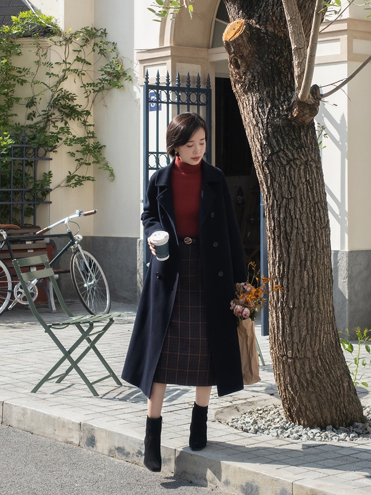 少女感十足的7种杏色穿搭 杏色大衣怎么搭配内搭-诚智百科网