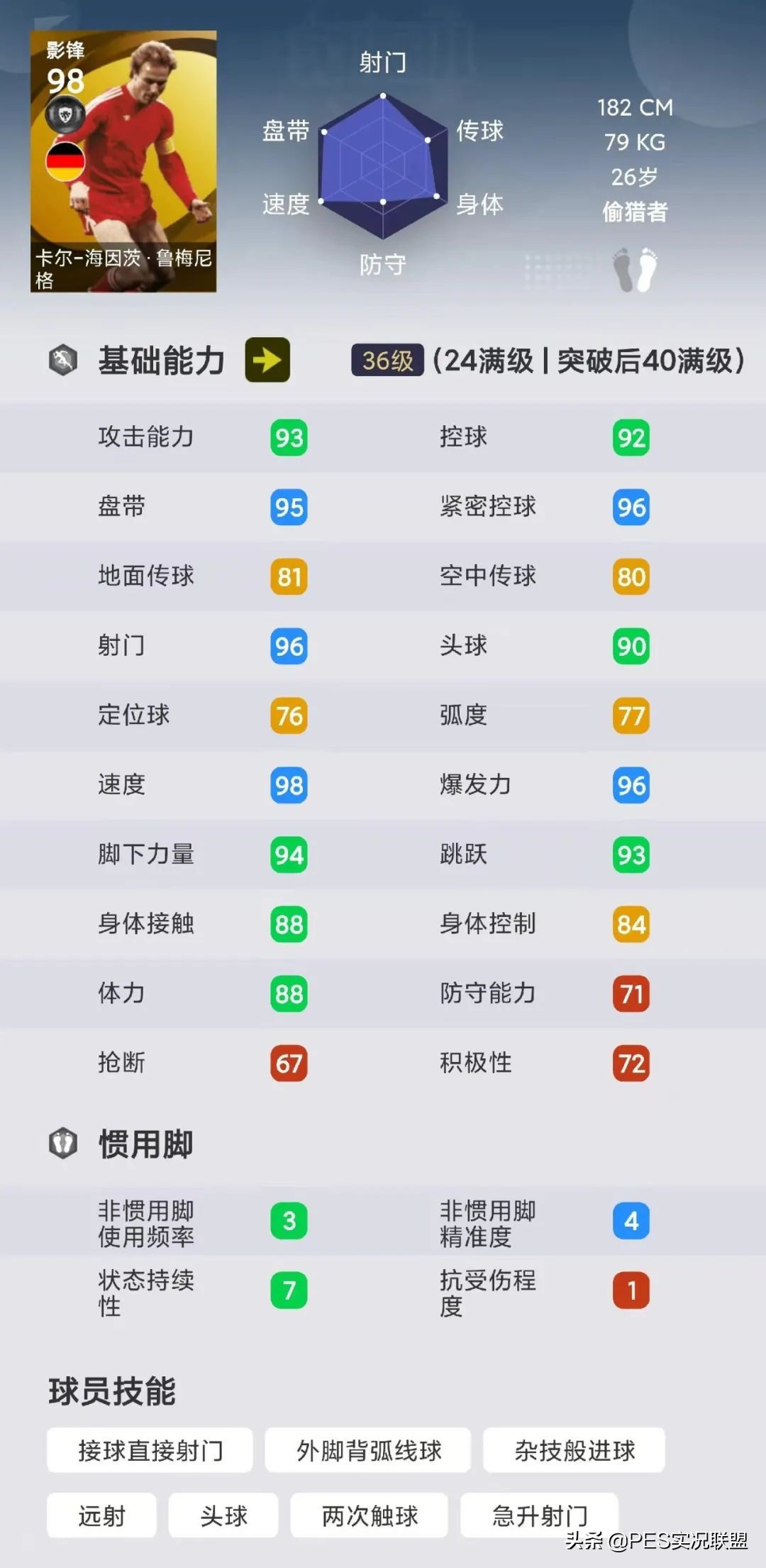 实况足球双触有什么用(最强传奇top10！实况足球国服手游近期胜率最高的十大黄传盘点)